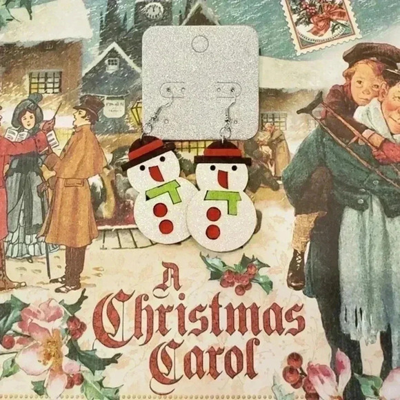 NWT SNOWMAN EARRINGS ☃️ - Picture 1 of 2